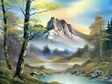 山 ベッドルーム 2 室 フリーハンドの風景 Oil Paintings
